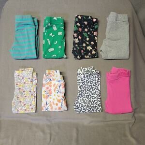 Pants Jeggins Girl Toddler 2T Lot Cotton Blend Elastic Waistband 8PC